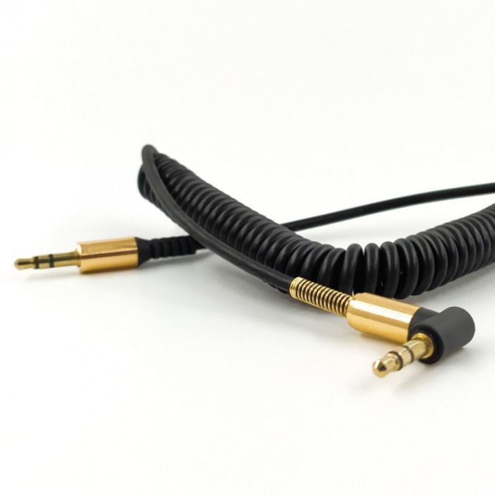 Угловой аудиокабель 3,5mm AUX SOLOFFER 3pin