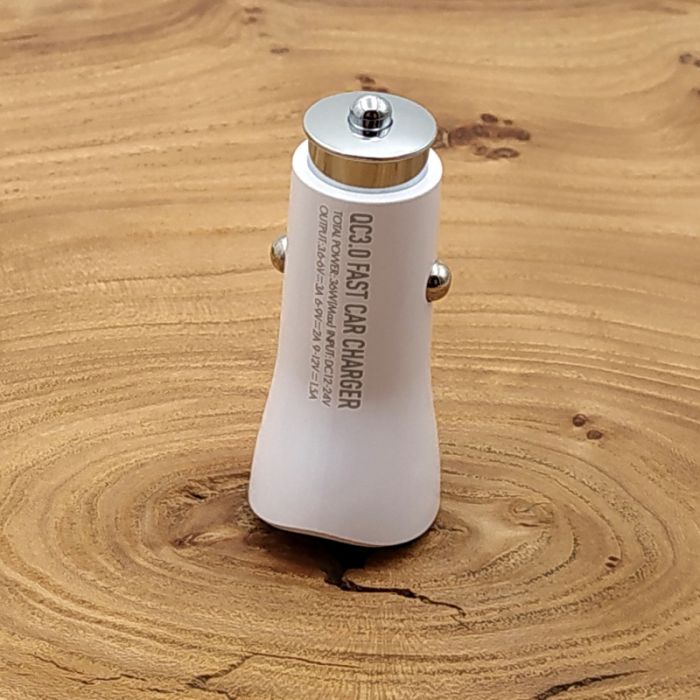 Автомобильное зарядное устройство + кабель Micro USB QC3.0/2USB  Ldnio C511Q