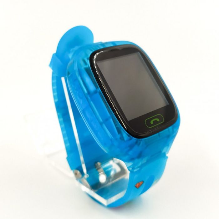 Детские смарт часы с отслеживанием,влагозащищенные Baby Watch Y91 Blue