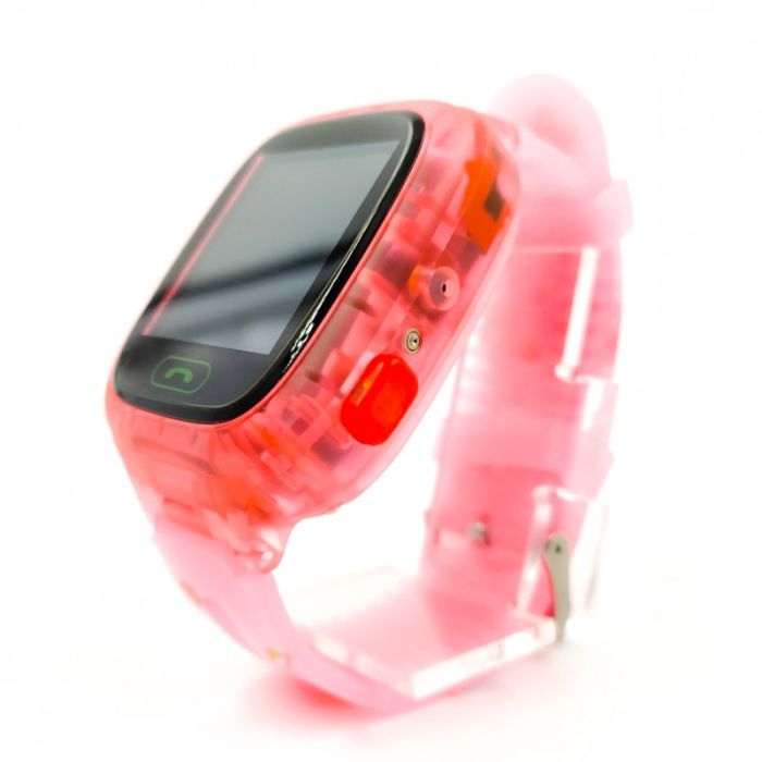 Детские смарт часы с отслеживанием,влагозащищенные Baby Watch Y91 Pink