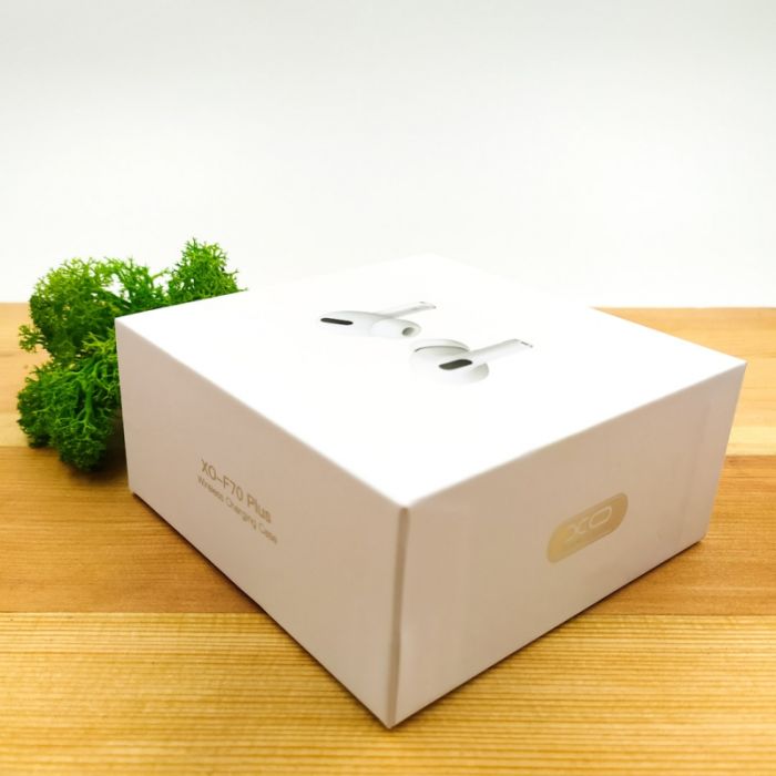 Беспроводные  наушники с беспроводной зарядкой(чехол в комплекте)  Apple AirPods Pro XO F70 Plus