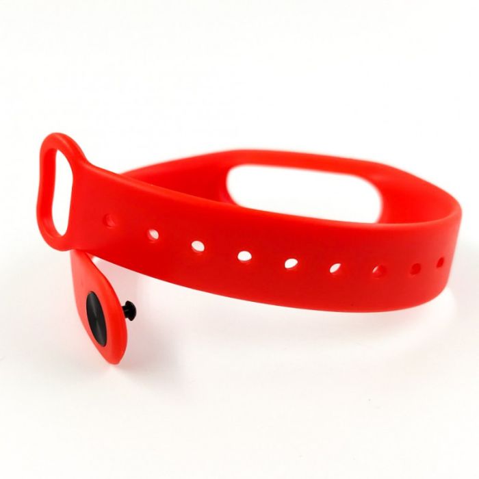 Силиконовый ремешок браслет для Mi Band 2 Red