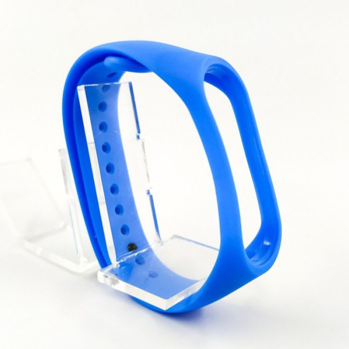 Силиконовый ремешок браслет для Mi Band 3/4 Blue