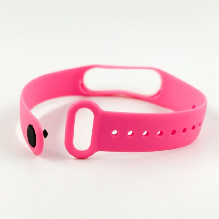 Силиконовый ремешок браслет для Mi Band 3/4 Pink