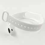 Силиконовый ремешок браслет для Mi Band 3 White