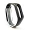 Силиконовый ремешок браслет для Mi Band 2 Black