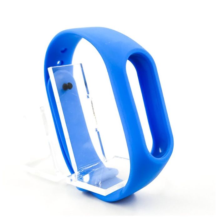Силиконовый ремешок браслет для Mi Band 2 Blue