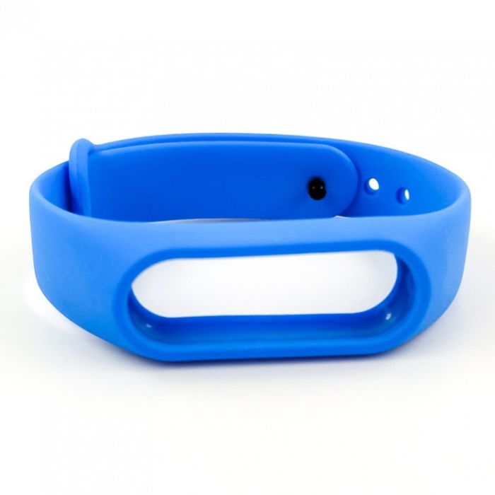 Силиконовый ремешок браслет для Mi Band 2 Blue