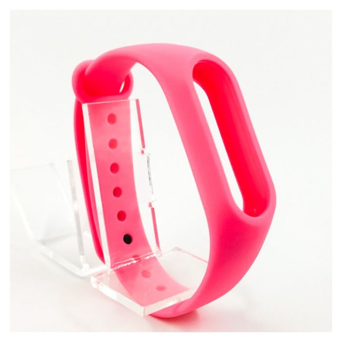 Силиконовый ремешок браслет для Mi Band 2 Pink