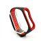Силиконовый ремешок браслет Nike Sport  для Mi Band 3/4 black-red