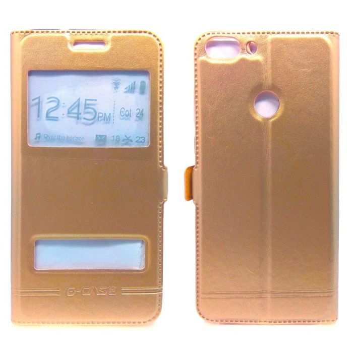 Чехол-книжка G-CASE Huawei P Smart Gold (Золотой)