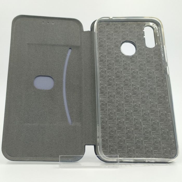 Кожаный противоударный чехол-книжка Nillkin  Huawei P Smart Plus Black