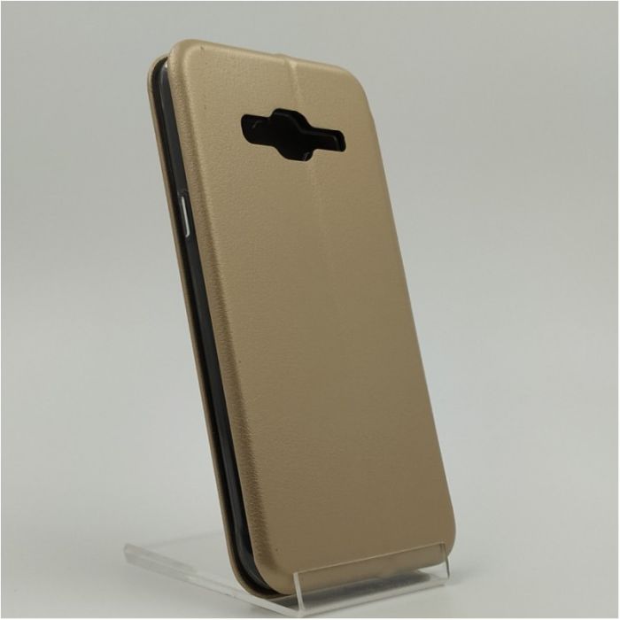 Кожаный противоударный чехол-книжка Nillkin Samsung Galaxy J3 2016 J310/J320 Gold (Золотой)