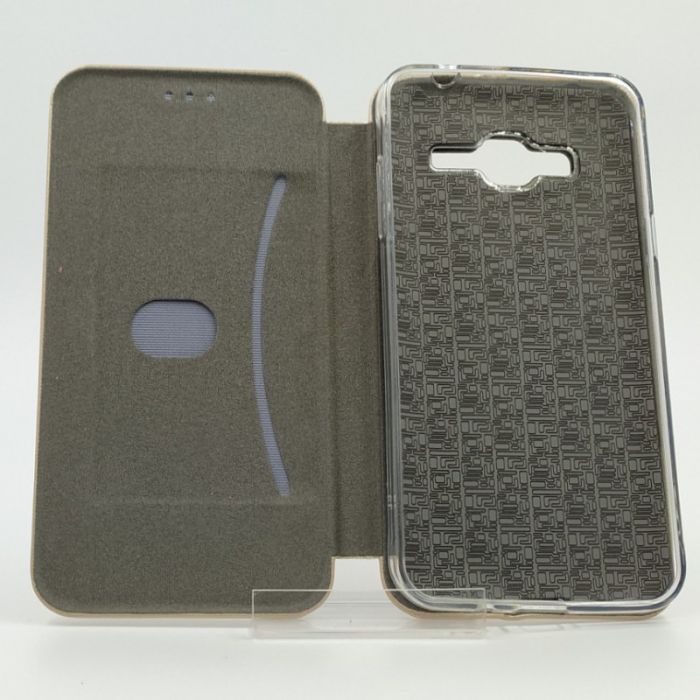 Кожаный противоударный чехол-книжка Nillkin Samsung Galaxy J3 2016 J310/J320 Gold (Золотой)