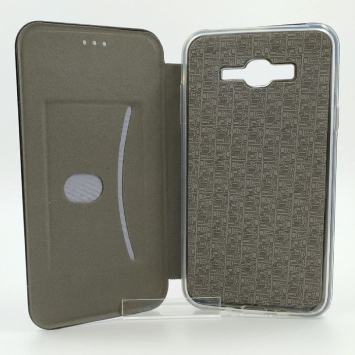 Кожаный противоударный чехол-книжка Nillkin Samsung Galaxy J7 Black