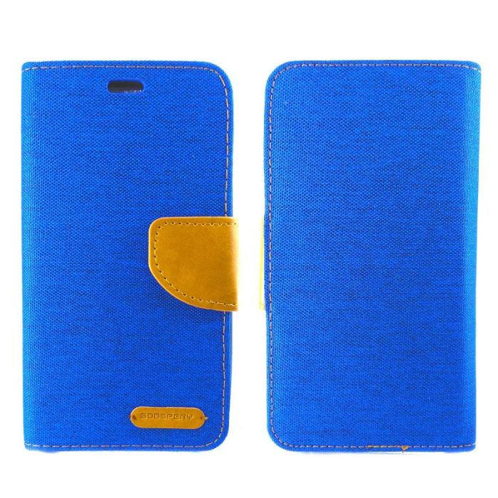 Универсальный чехол-книжка Goospery 5.0-5.5" Jeans (Синий)