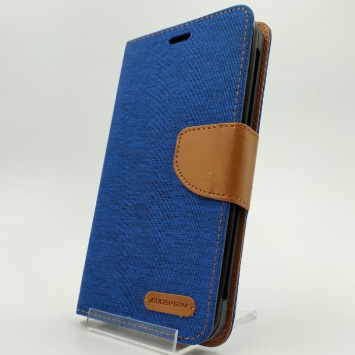 Универсальный чехол-книжка Goospery 5.0-5.5" Jeans (Синий)