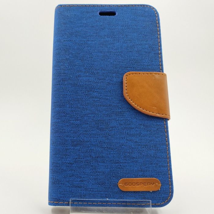 Универсальный чехол-книжка Goospery 5.0-5.5" Jeans (Синий)