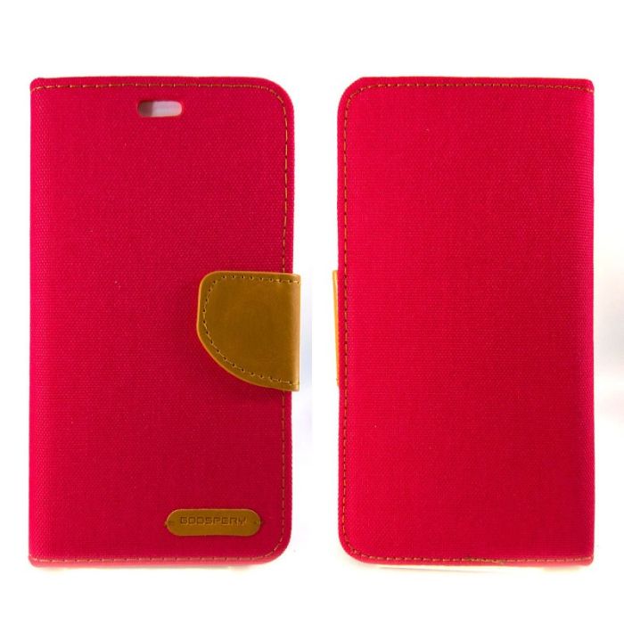 Универсальный чехол-книжка Goospery 5.0-5.5" Pink (Розовый)