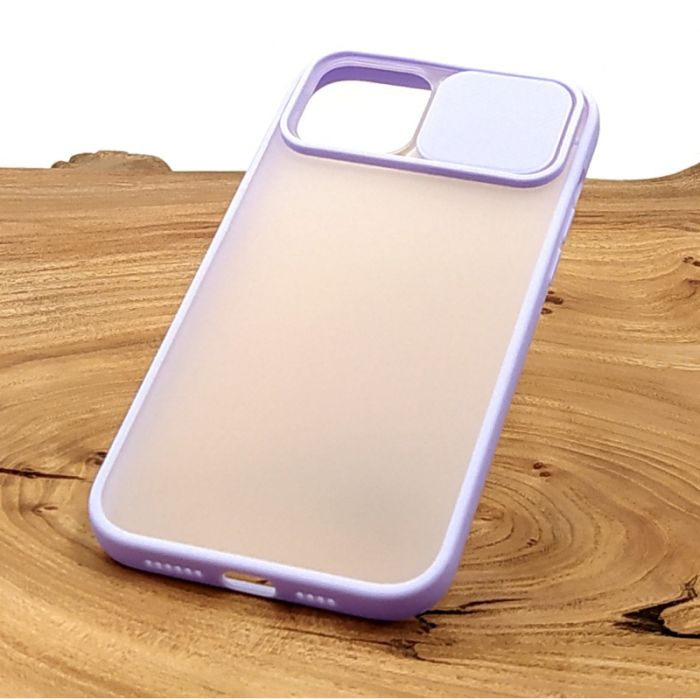 Чехол HOCO Smoke case Camera Protection для Iphone 12 PRO MAX Lilac