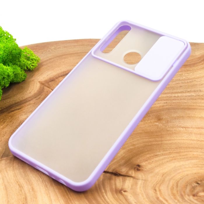 Чехол HOCO Smoke case Camera Protection  Huawei Y6P Lilac