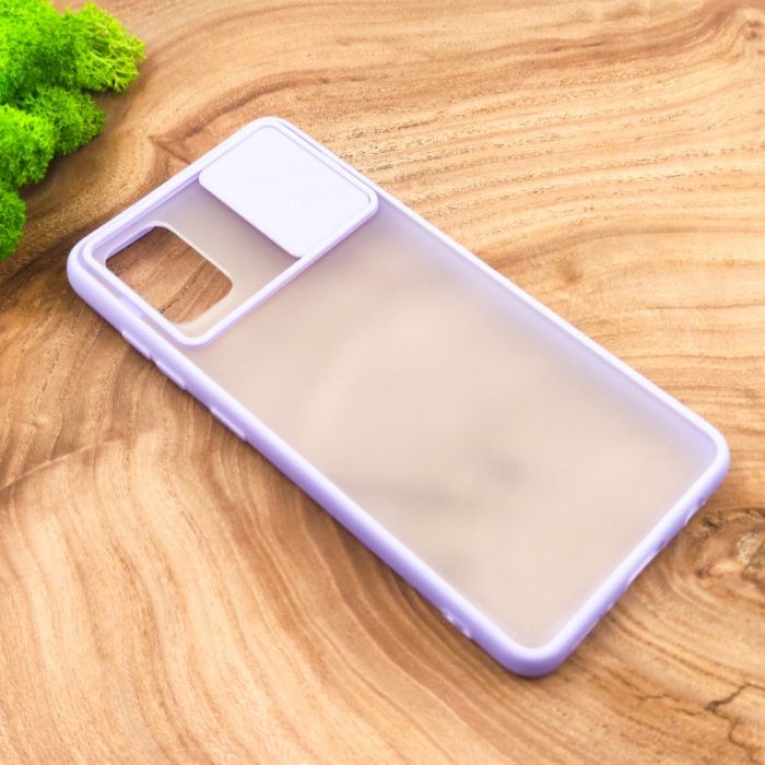 Чехол HOCO Smoke case Camera Protection  Samsung A41 Lilac