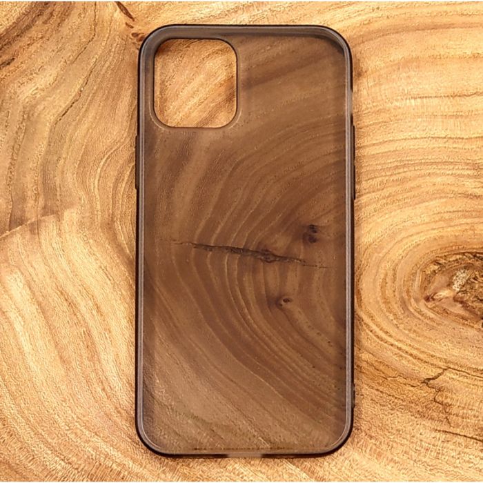 Чехол силиконовый REMAX ультратонкий тонированный для Iphone 12(6.1) Gray