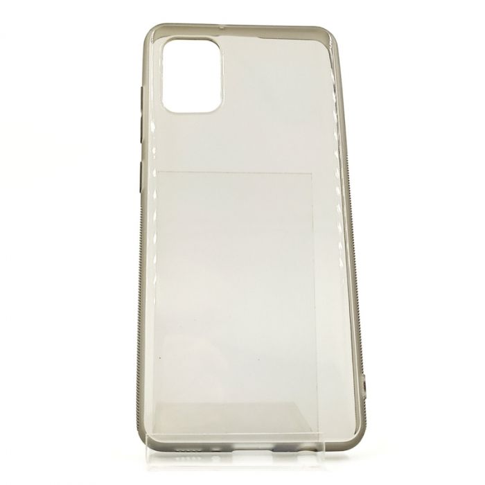 Чехол силиконовый ультратонкий тонированный REMAXSamsung A31 Gray