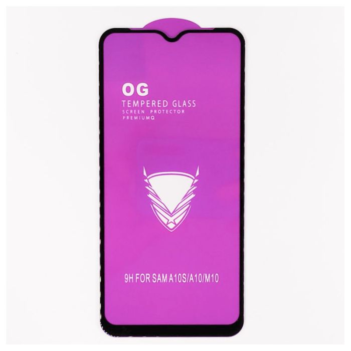 Full Glue Glass Samsung A10/M10/A10s Black