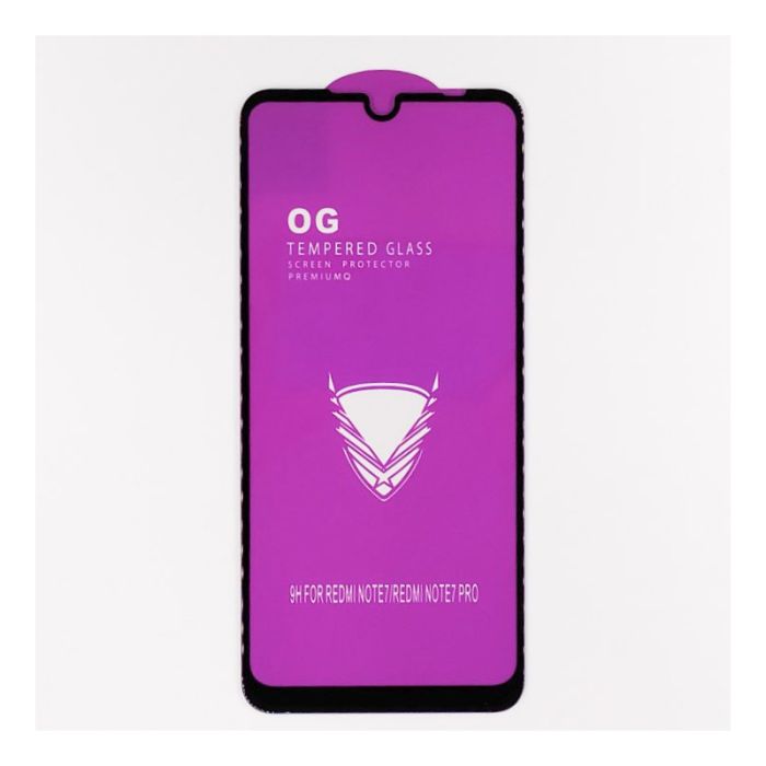 Full Glue Glass Xiaomi Redmi Note7/Redmi7/OnePlus 7 Black