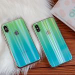 Gradient Glass Case Iphone X aquamarine