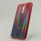 Стеклянный чехол Gradient case XIAOMI Redmi8 wine-colored
