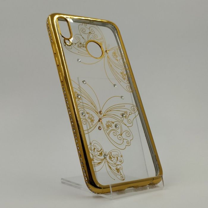Силиконовый чехол Kings Bar со стразами Honor 8X Butterfly