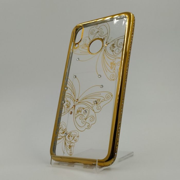 Силиконовый чехол Kings Bar со стразами Honor 8X Butterfly