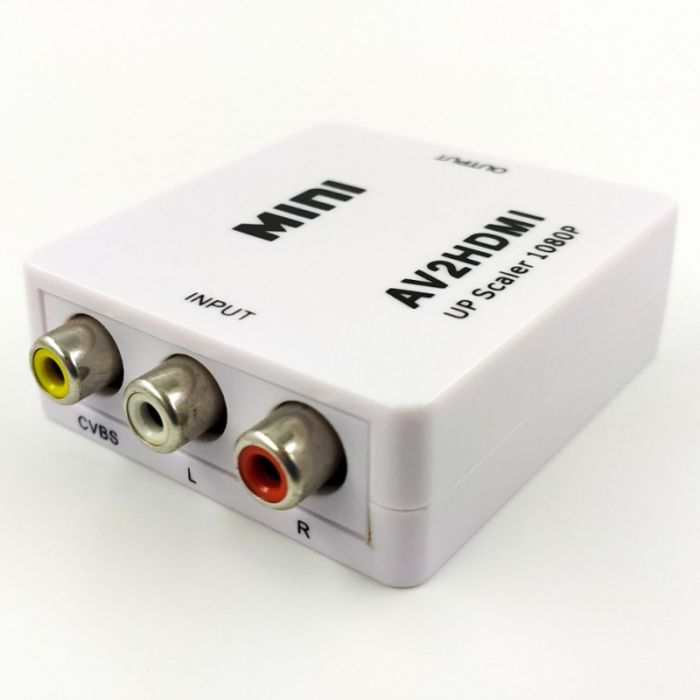 Конвертер видеосигнала AV(3 тюльпана) на HDMI