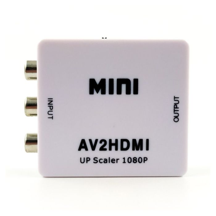 Конвертер видеосигнала AV(3 тюльпана) на HDMI