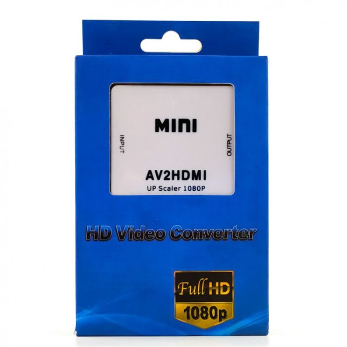 Конвертер видеосигнала AV(3 тюльпана) на HDMI