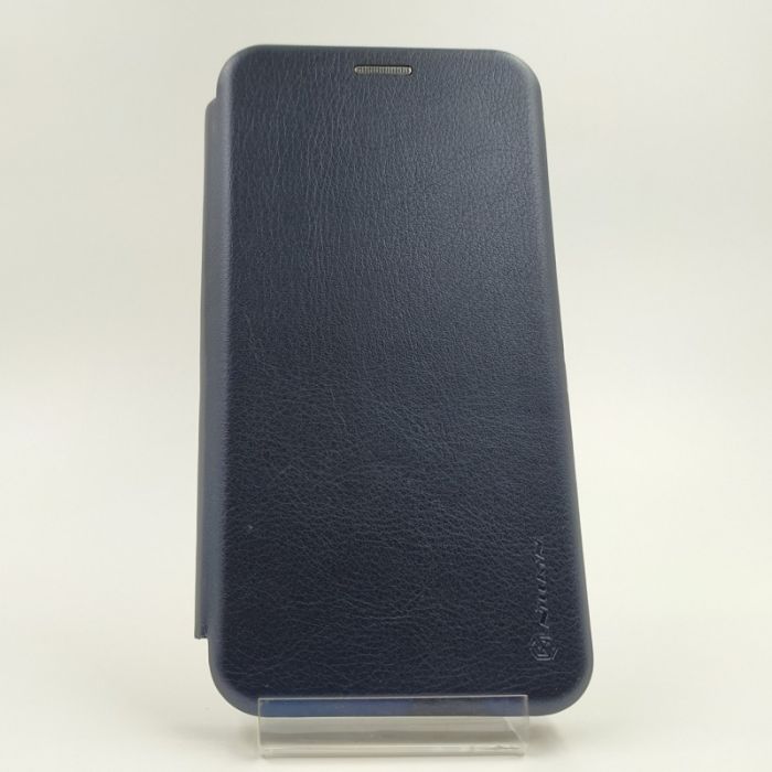 Кожаный противоударный чехол-книжка Hoco Xiaomi Redmi8A Navy Storm
