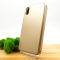 Кожаный противоударный чехол-книжка Hoco Xiaomi Redmi9a Gold