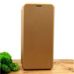 Кожаный противоударный чехол-книжка Nillkin для SAMSUNG A02s Gold