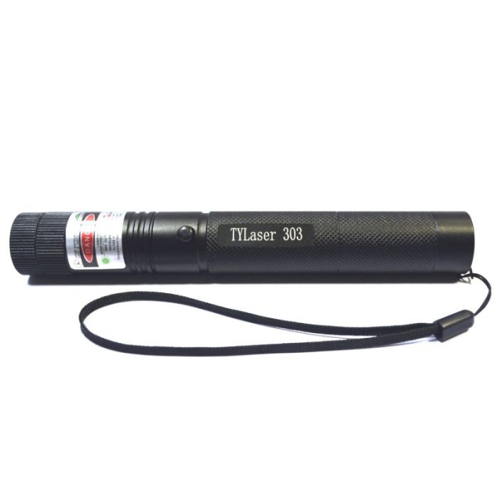 Лазерная указка Laser 303 с АКБ+ключ (Зеленый)