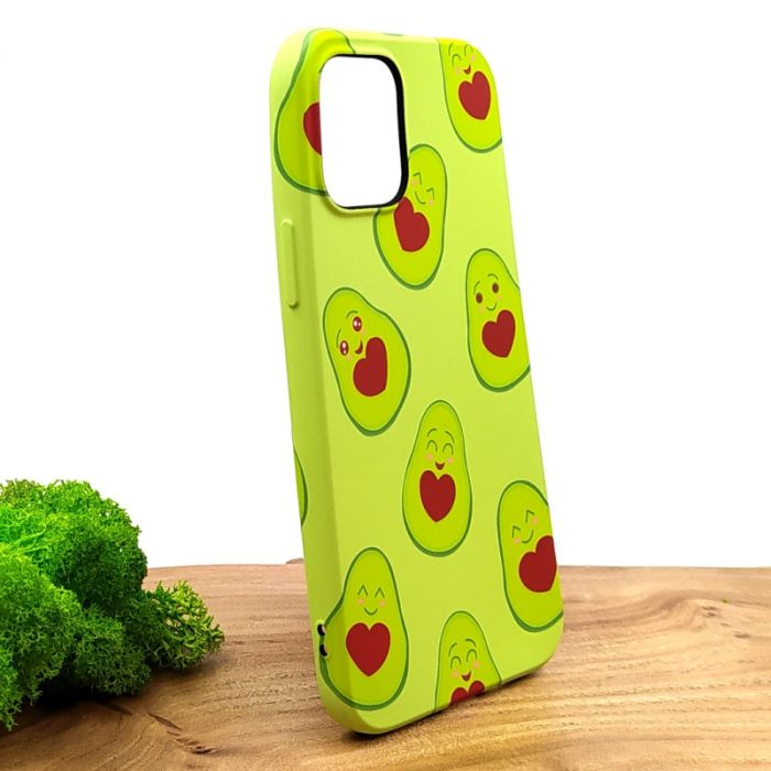 Люминесцентный чехол накладка LUXO Happy Avocado Iphone 12/12 Pro