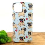 Люминесцентный чехол накладка LUXO MOPS для Iphone 12 Pro Max L12 Blue