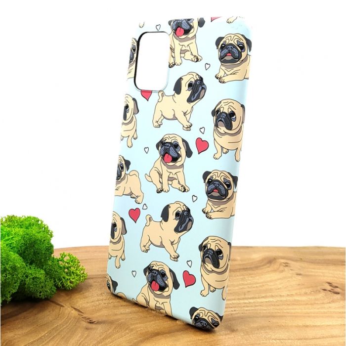 Люминесцентный чехол накладка LUXO MOPS для Samsung A71 Blue