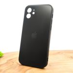 Матовый чехол накладка Носо Glass Case Matte для Apple iPhone 12 Mini Black