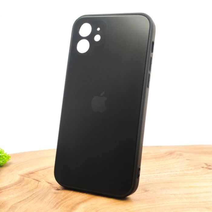 Матовый чехол накладка Носо Glass Case Matte для Apple iPhone 12 Mini Black