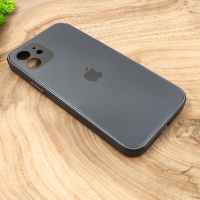 Матовый чехол накладка Носо Glass Case Matte для Apple iPhone 12 Mini Gray