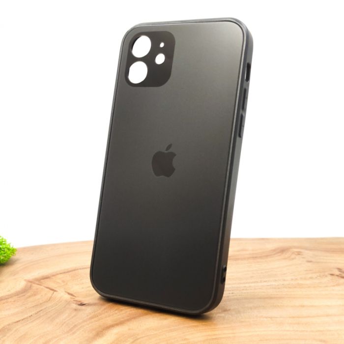 Матовый чехол накладка Носо Glass Case Matte для Apple iPhone 12 Mini Gray