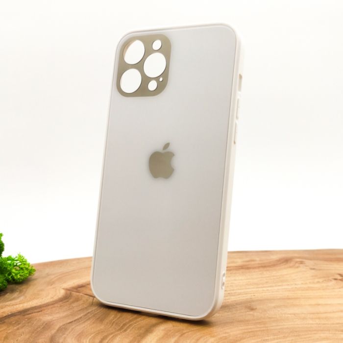 Матовый чехол накладка Носо Glass Case Matte для Apple iPhone 12 Pro Max White