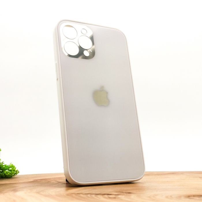 Матовый чехол накладка Носо Glass Case Matte для Apple iPhone 12 Pro Max White